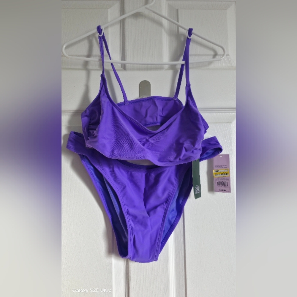 Womens New Purple Bikini Set